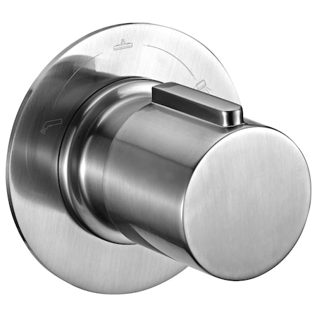 Alfi Brand AB9101-BN Brushed Nickel Modern Round 3 Way Shower Diverter AB9101-BN